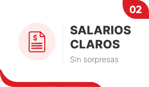 Salarios claros - Sin sorpresas